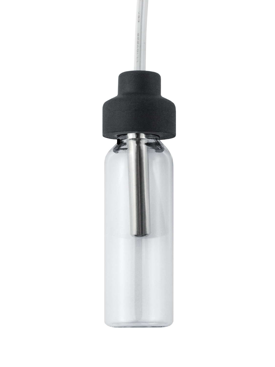 NIST calibrated USB digital data logger with LCD display of the current and high/low temperature and audible/visual temperature alarm